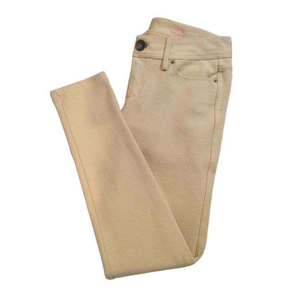 Lily Pulitzer Worth Stretch Tan Jeans Size 0